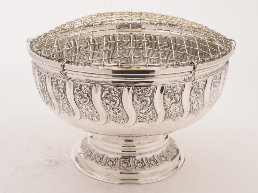 Edwardian Silver Plated Rose Bowl, Circa 1905
