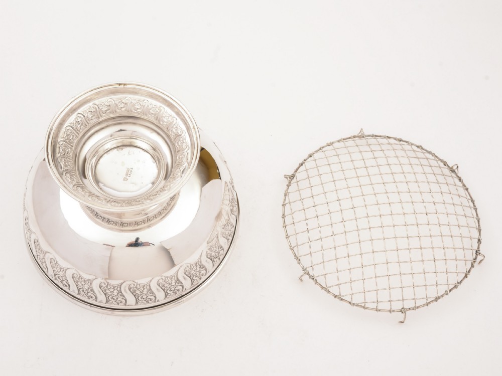 Edwardian Silver Plated Rose Bowl, Circa 1905 View III