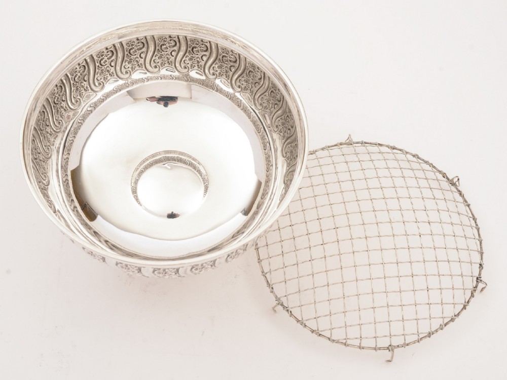 Edwardian Silver Plated Rose Bowl, Circa 1905 View IV