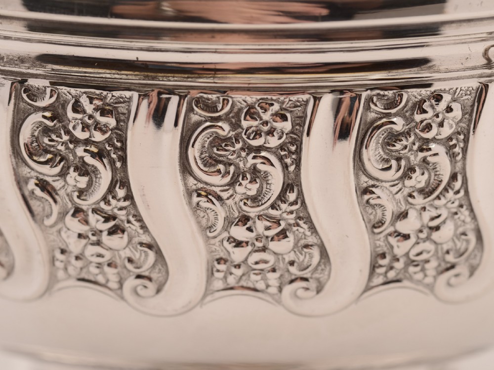 Edwardian Silver Plated Rose Bowl, Circa 1905 View V