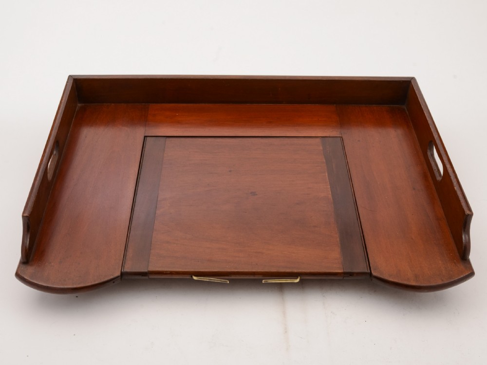Mahogany 'Breakfast in Bed' Tray, Circa 1920 View II