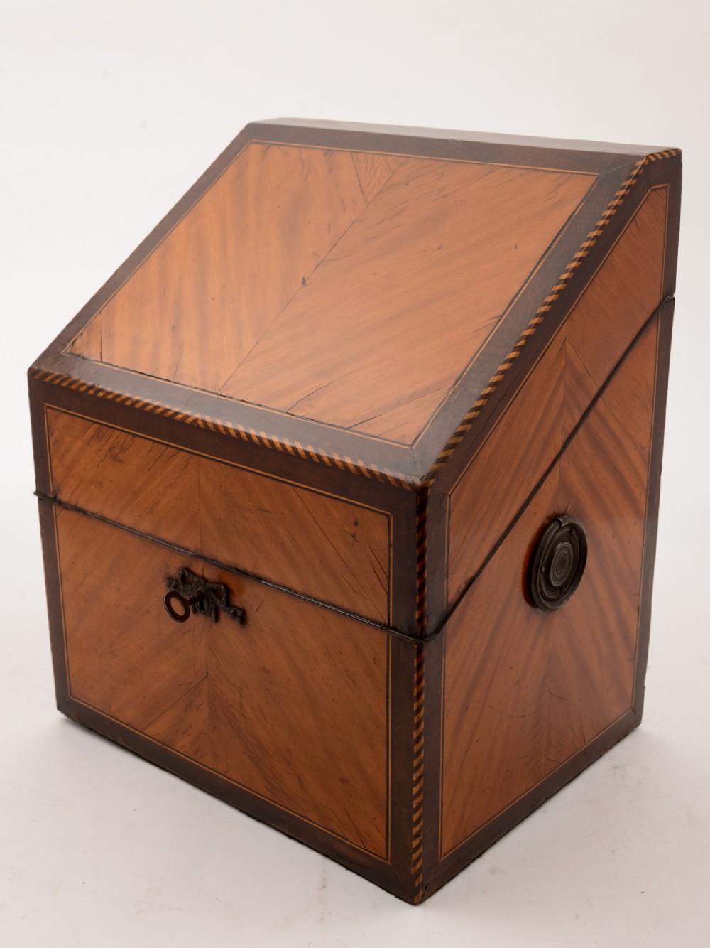 French  King Wood Document  Box, Circa 1800