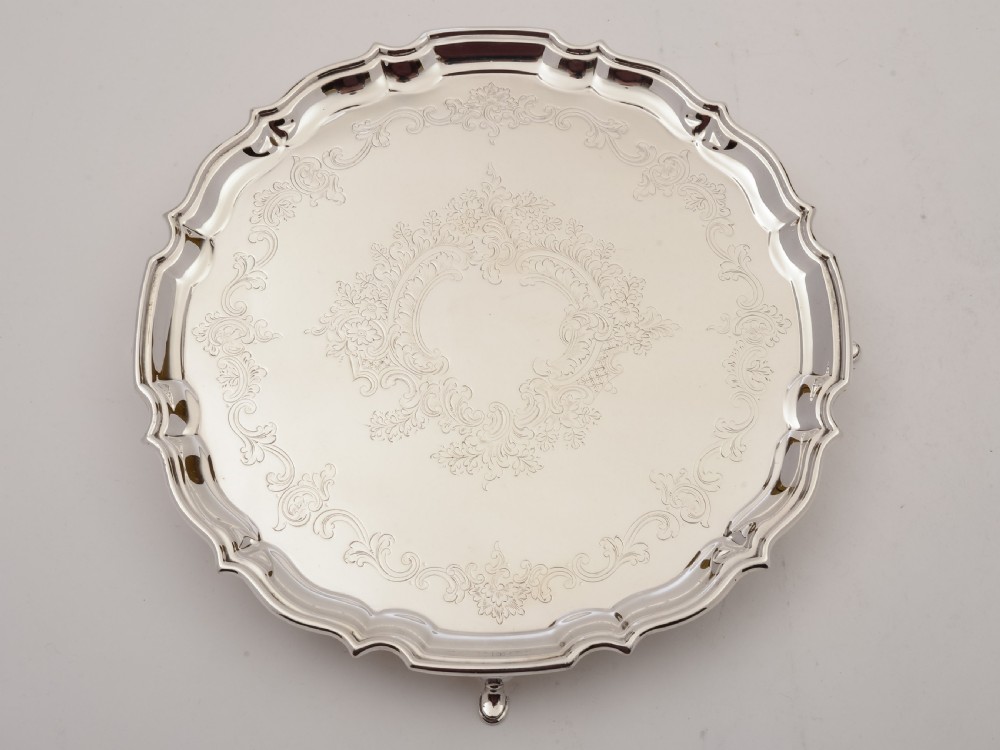 Edwardian Silver Plated Salver, Circa 1905