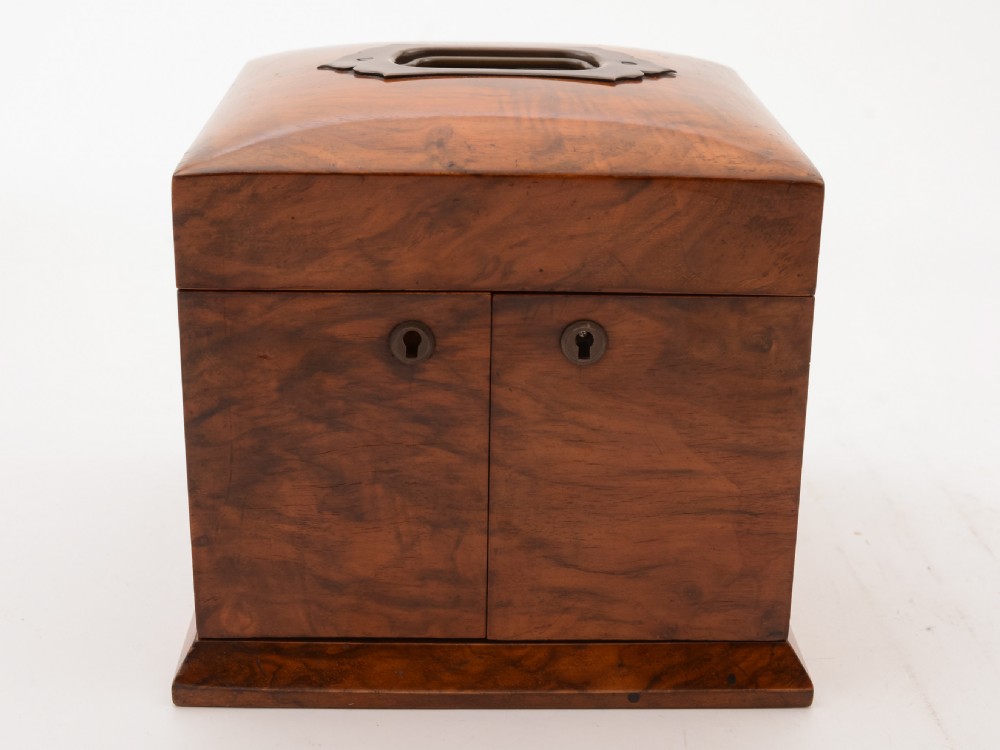 Victorian Figured Walnut Jewellery Box, Circa 1890