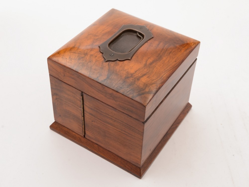 Victorian Figured Walnut Jewellery Box, Circa 1890 View III