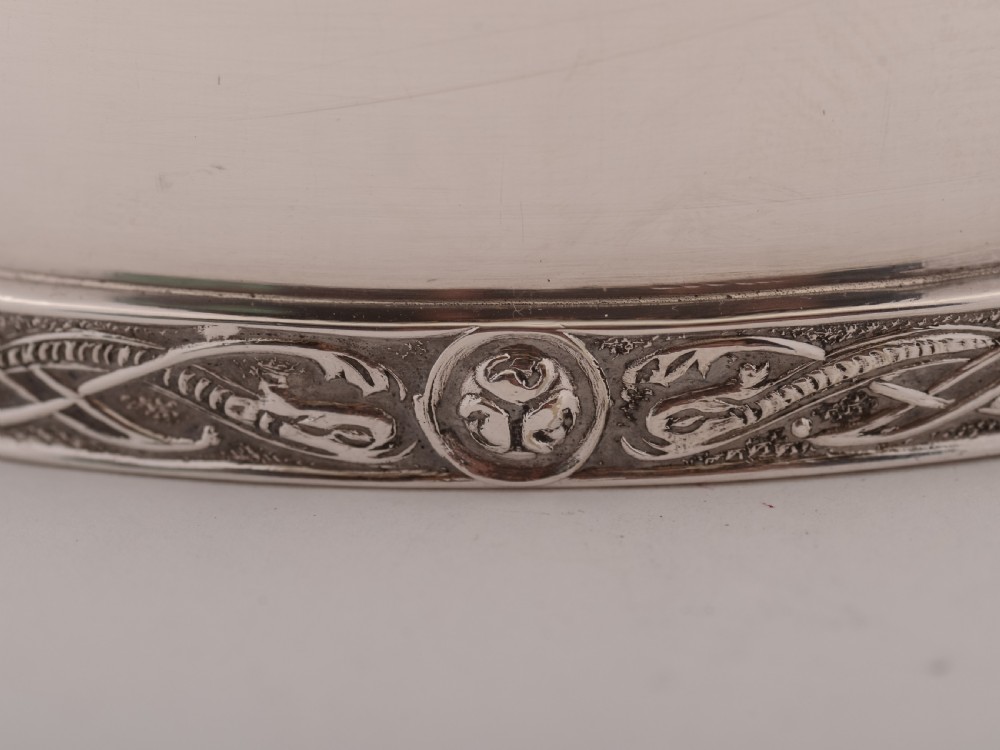 Art Deco Silver Plated Biscuit Box, Circa 1930 View VII