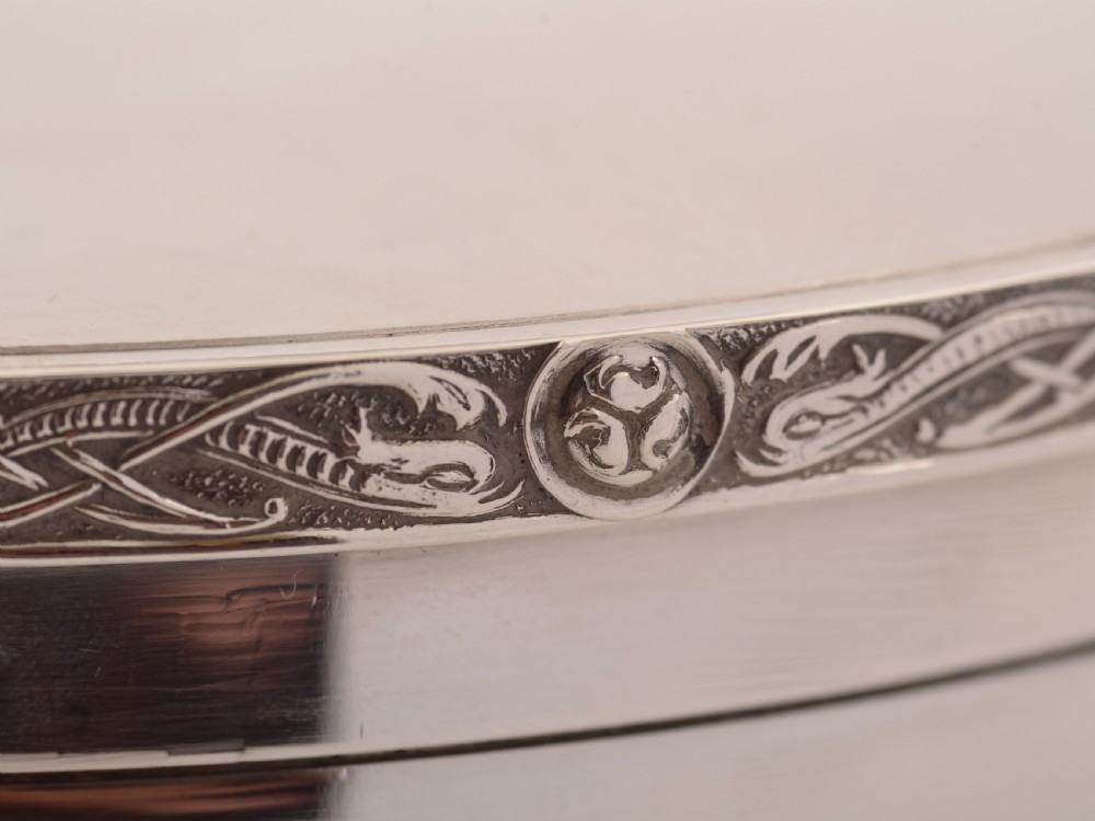 Art Deco Silver Plated Biscuit Box, Circa 1930 View VIII