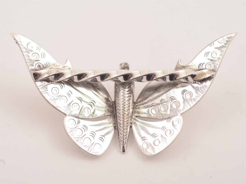Pair of Victorian Butterfly Knife Rests, Circa 1890 View III