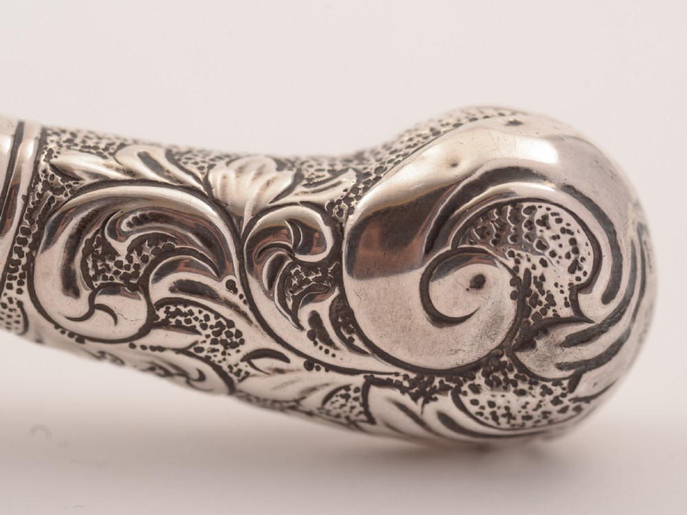 Victorian Silver Handled Magnifying Glass, London 1886 View III
