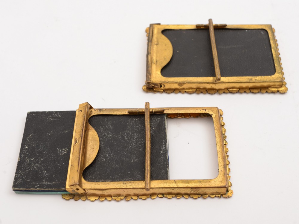 Pair of Edwardian Brass Photo Frames, Circa 1905 View III