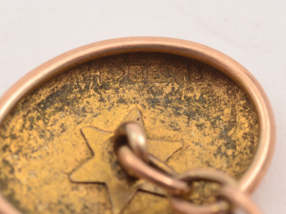 Pair of Edwardian 9kt Gold Cuff-links, Circa 1905 View IV