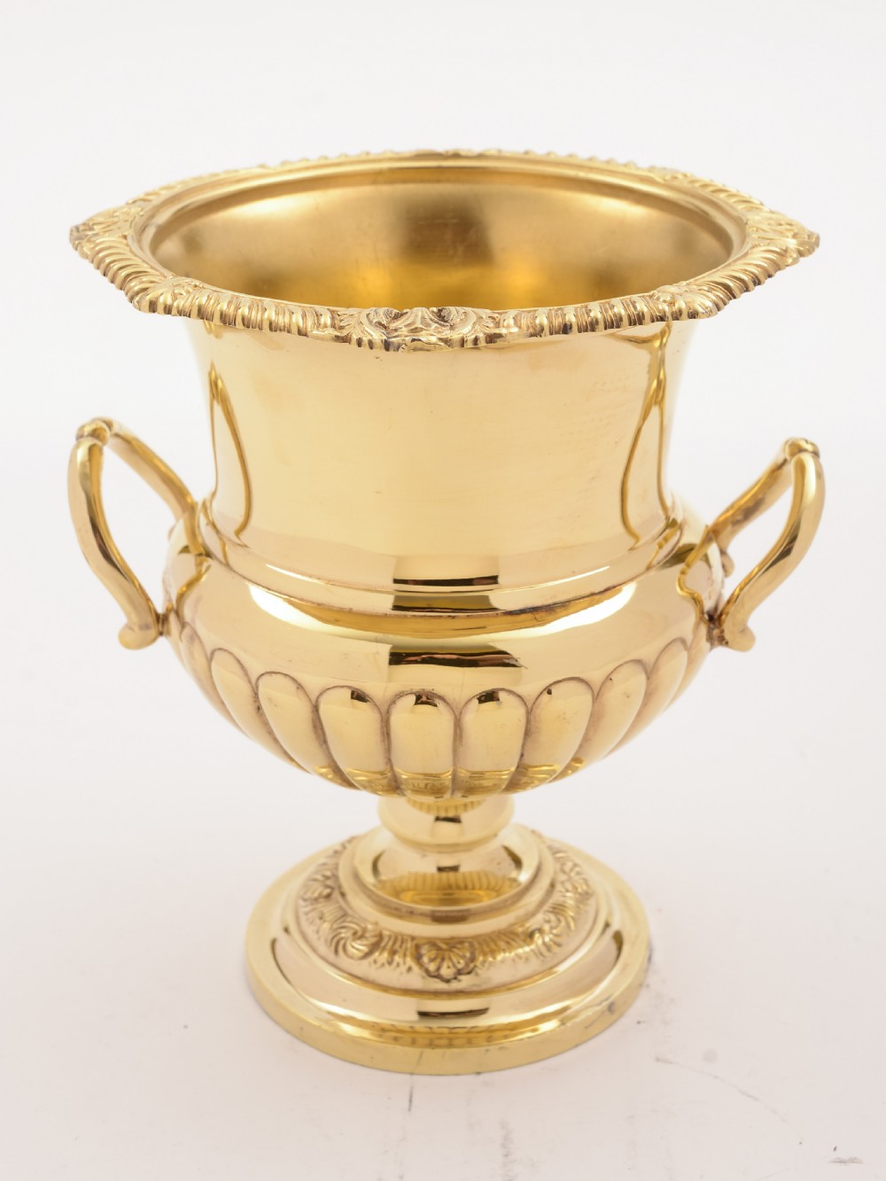 Edwardian Gold-Plated Champagne Ice Bucket, Circa 1905