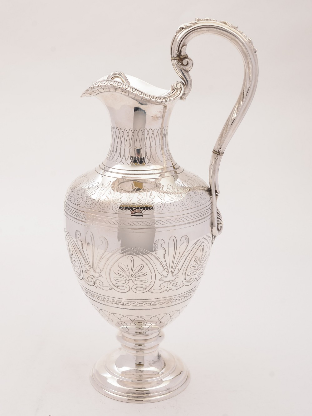 Victorian Elkington Silver Plated Claret Jug, 1856