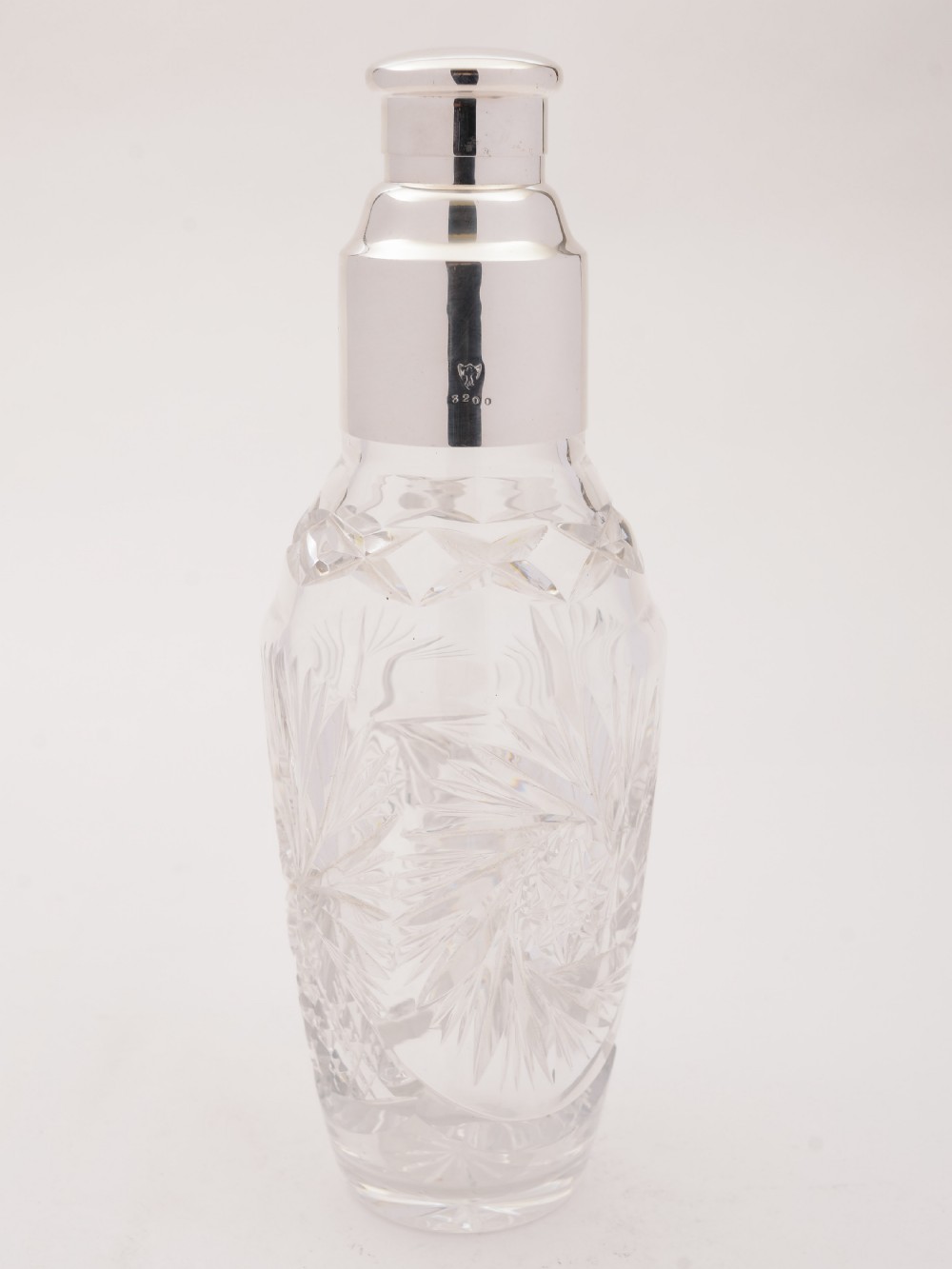 Art Deco Glass Cocktail Shaker, Circa 1930