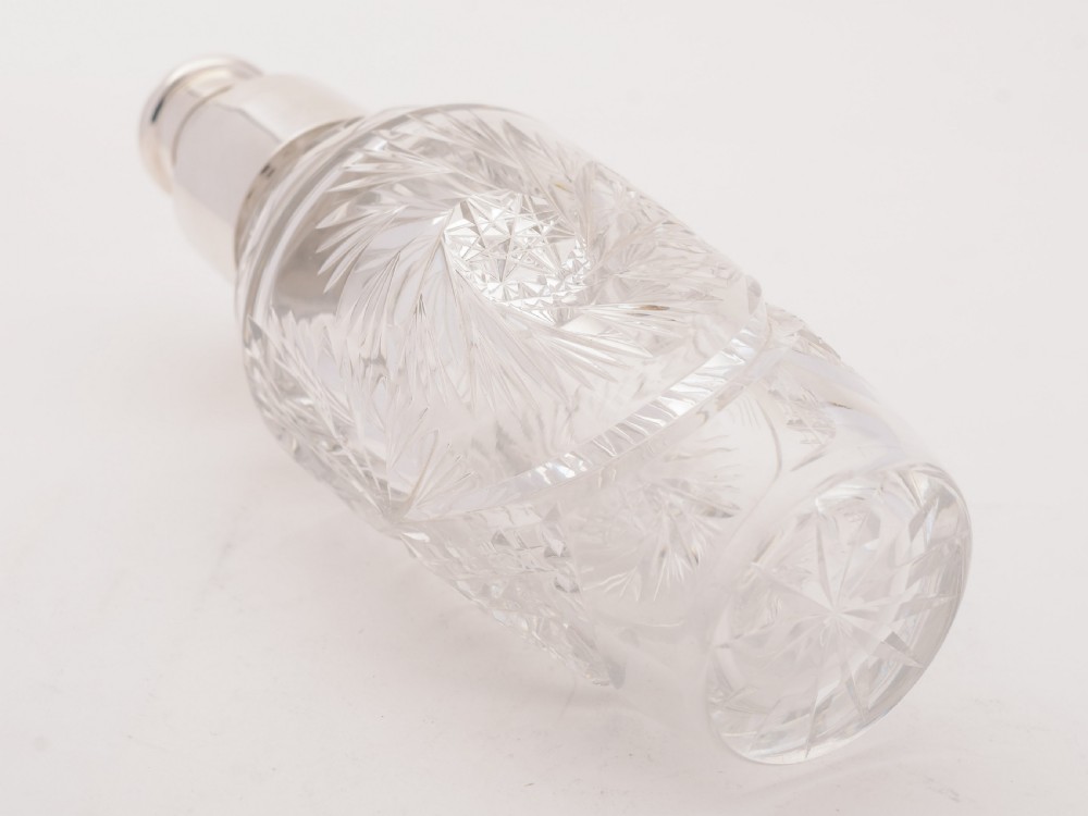 Art Deco Glass Cocktail Shaker, Circa 1930 View IV