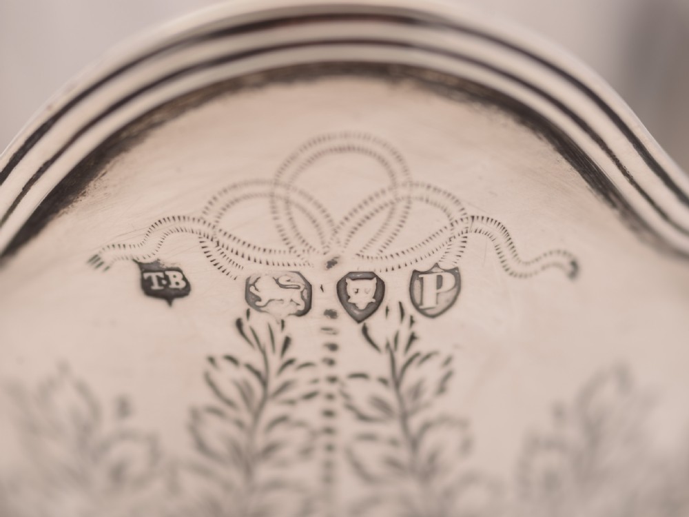 Victorian Silver Sugar Basket, London 1890 View IV