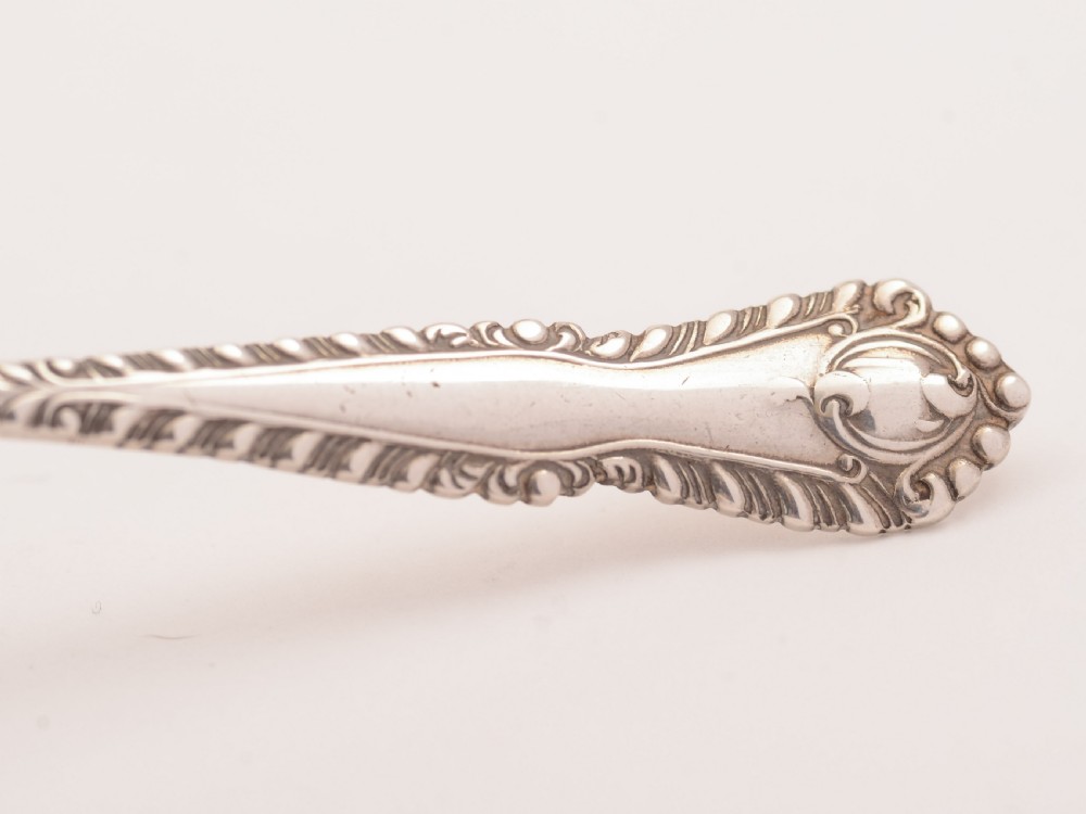Silver Nautilus Shell Sugar Sifting Spoon, Birmingham 1916 View VI