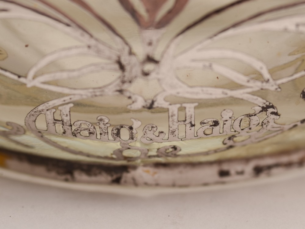 Scottish Silver Overlay Haig Whiskey Bottle View X