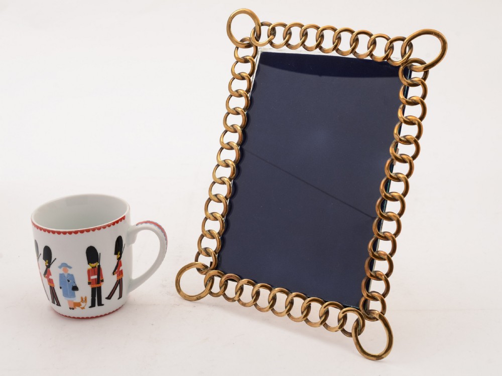Victorian Brass Ring Photo Frame, Circa 1890 View II