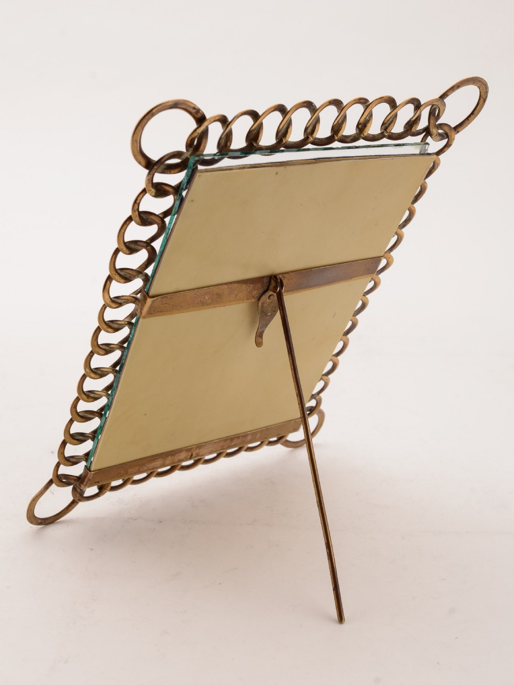 Victorian Brass Ring Photo Frame, Circa 1890 View III