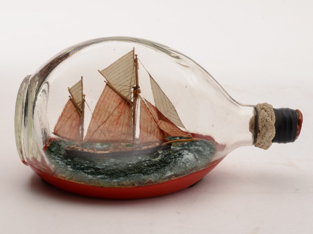 Ship in Bottle, Circa 1920 View II