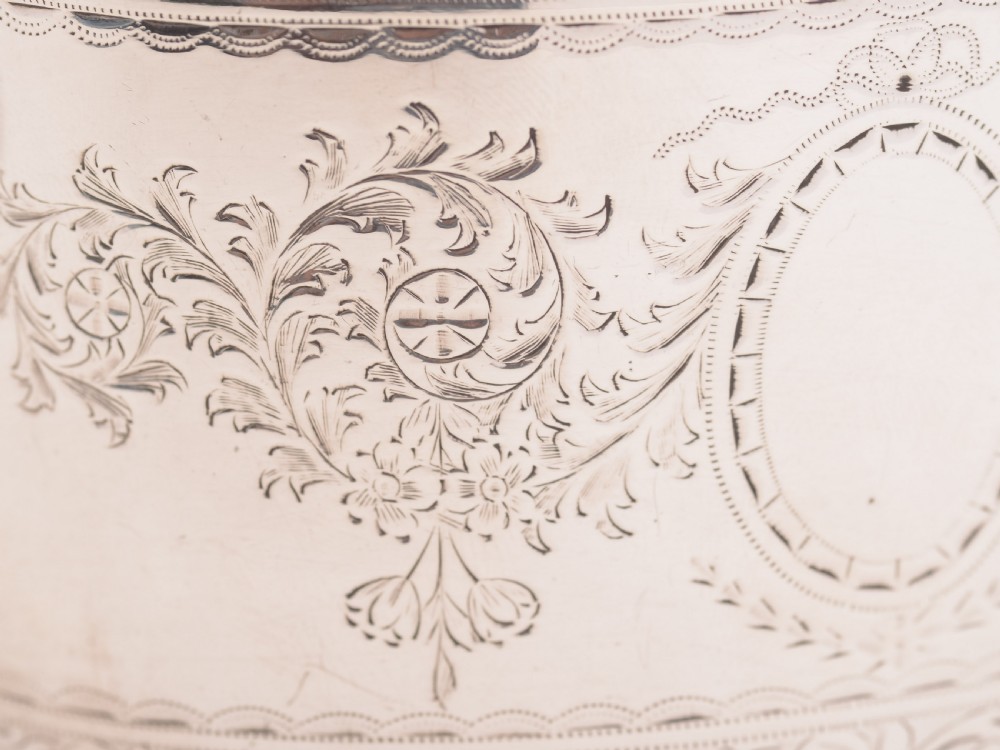 Victorian Silver Plated Tea Caddy, Circa 1880 View VII