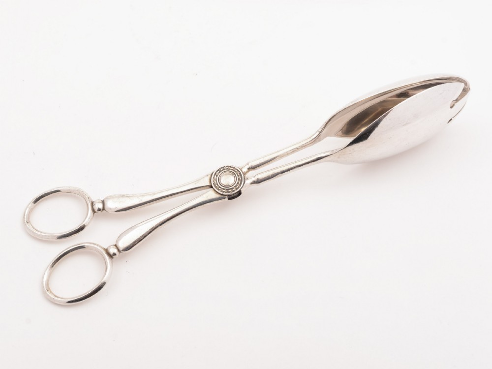 Pair of Silver Salad Servers, Sheffield 1936