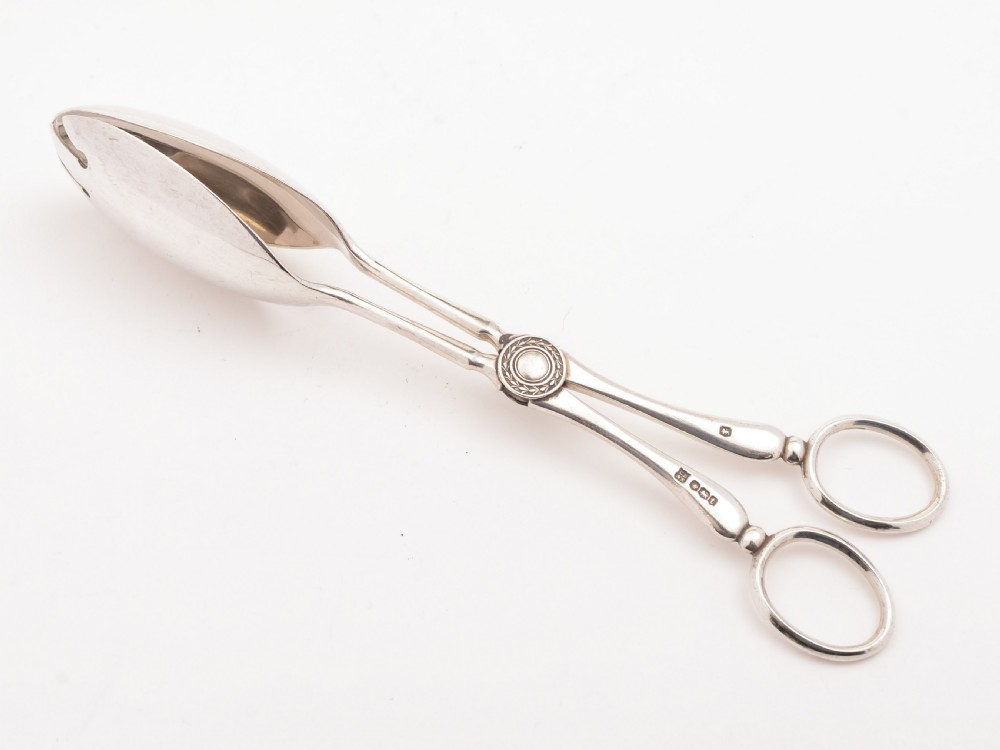Pair of Silver Salad Servers, Sheffield 1936 View III