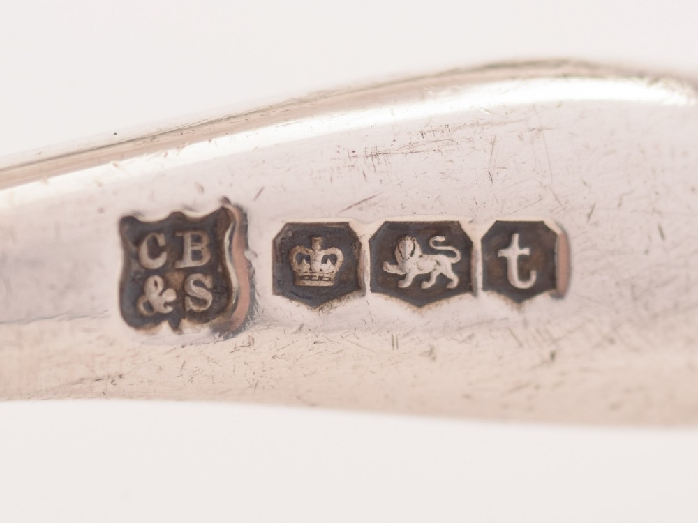 Pair of Silver Salad Servers, Sheffield 1936 View V