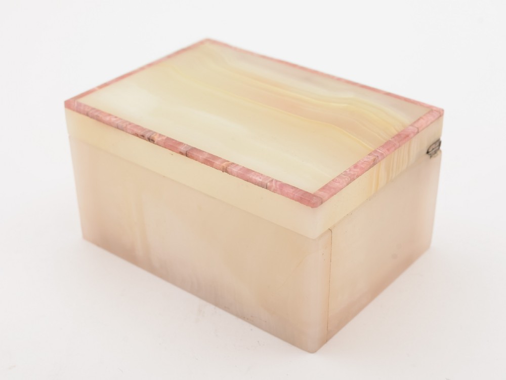 Onyx and Silver Table Box, London 1947 View II