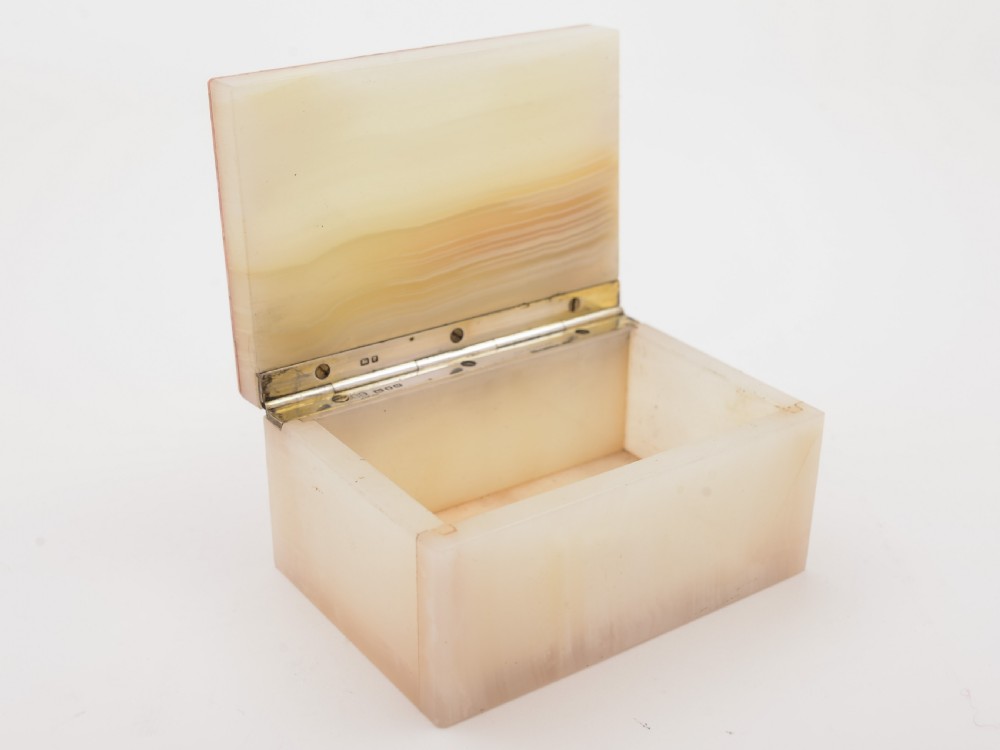 Onyx and Silver Table Box, London 1947 View III