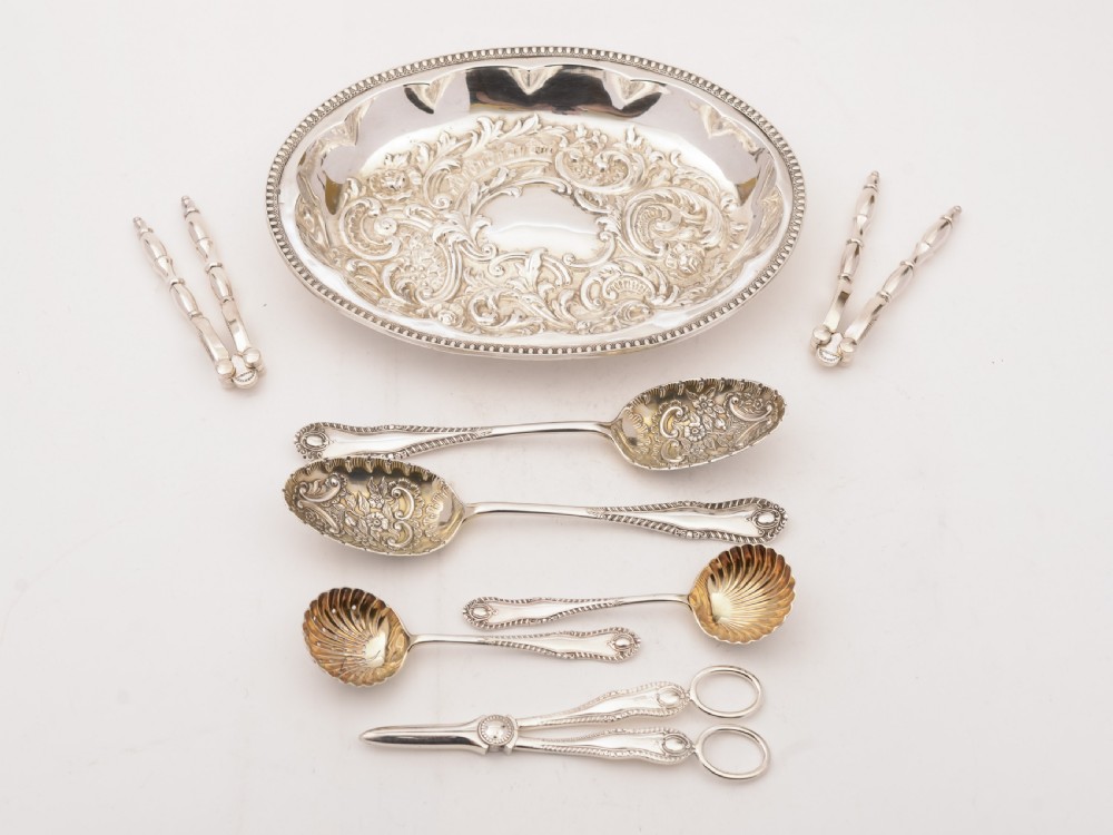 Edwardian Cased Dessert Service, Circa 1905 View III