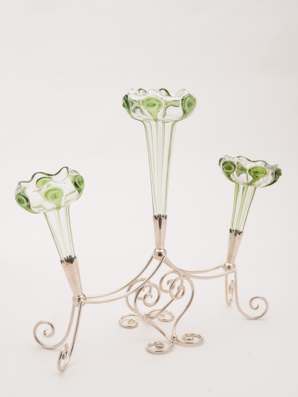 Edwardian Glass and Silver Plated Eperne, Circa 1905