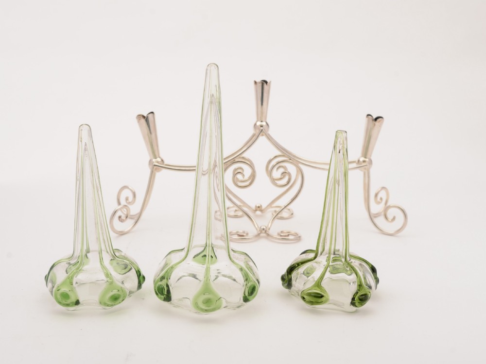Edwardian Glass and Silver Plated Eperne, Circa 1905 View II