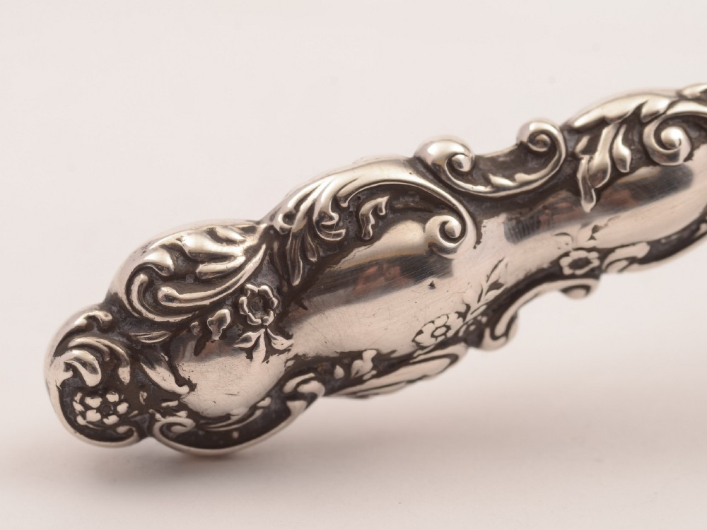 Edwardian Silver Magnifying Glass, Birmingham 1902 View III