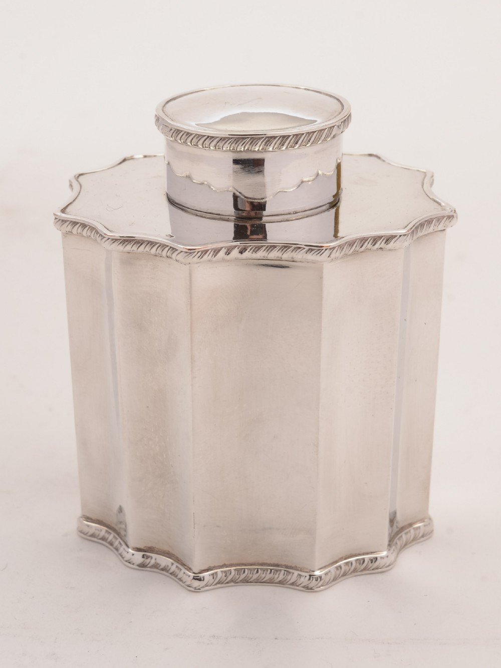Edwardian Silver Plated Tea Caddy, Circa 1905