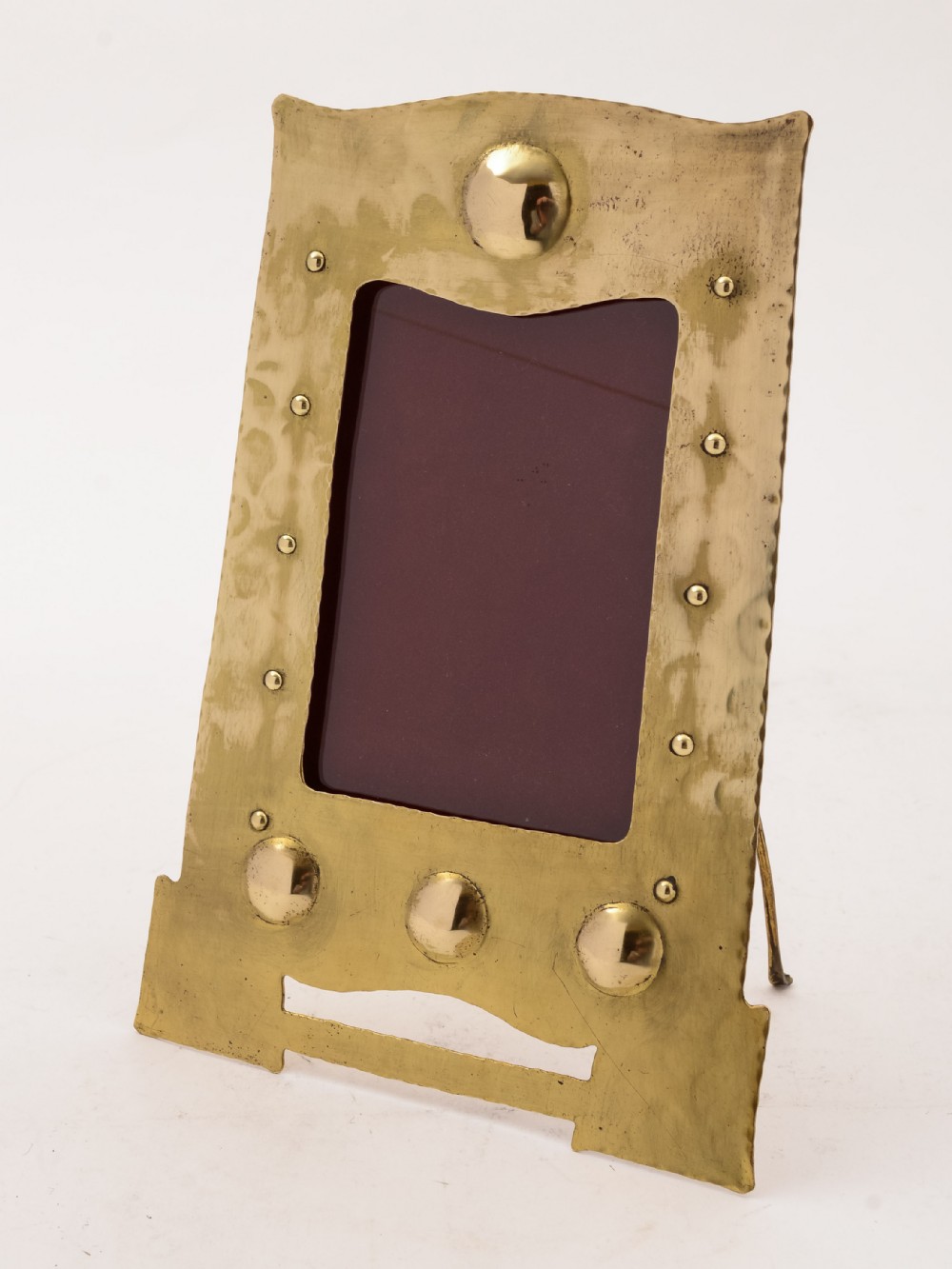 Arts & Crafts Brass Photo Frame, Circa 1910