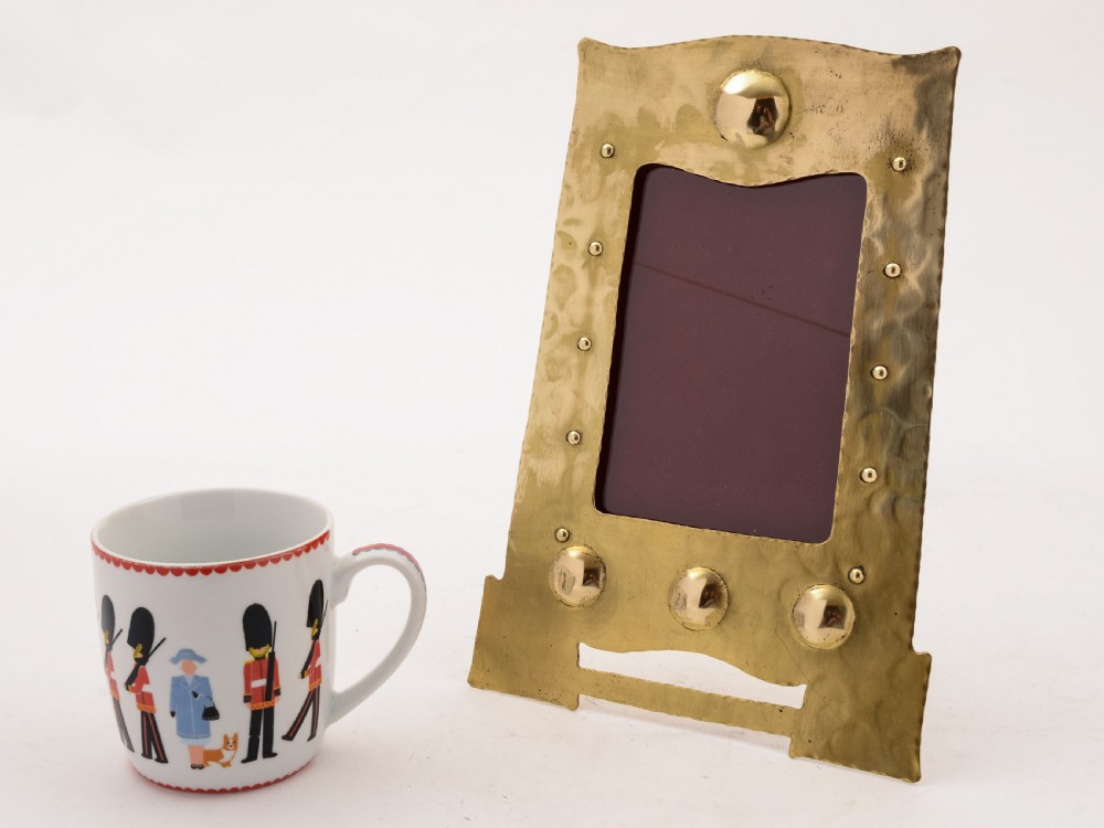 Arts & Crafts Brass Photo Frame, Circa 1910 View II