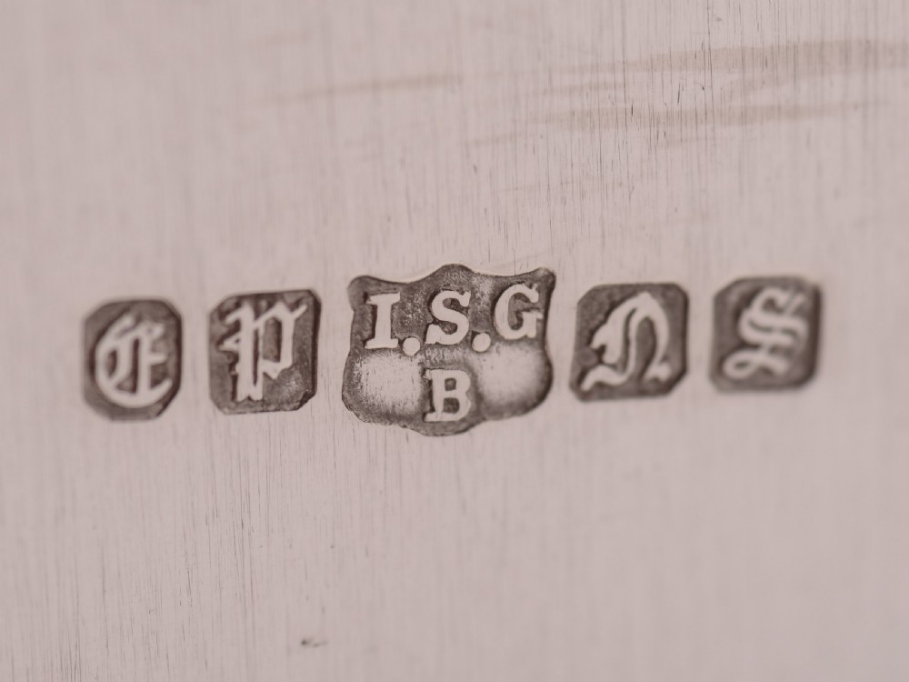 Superb Silver Plated Biscuit Box Circa 1920 View VI