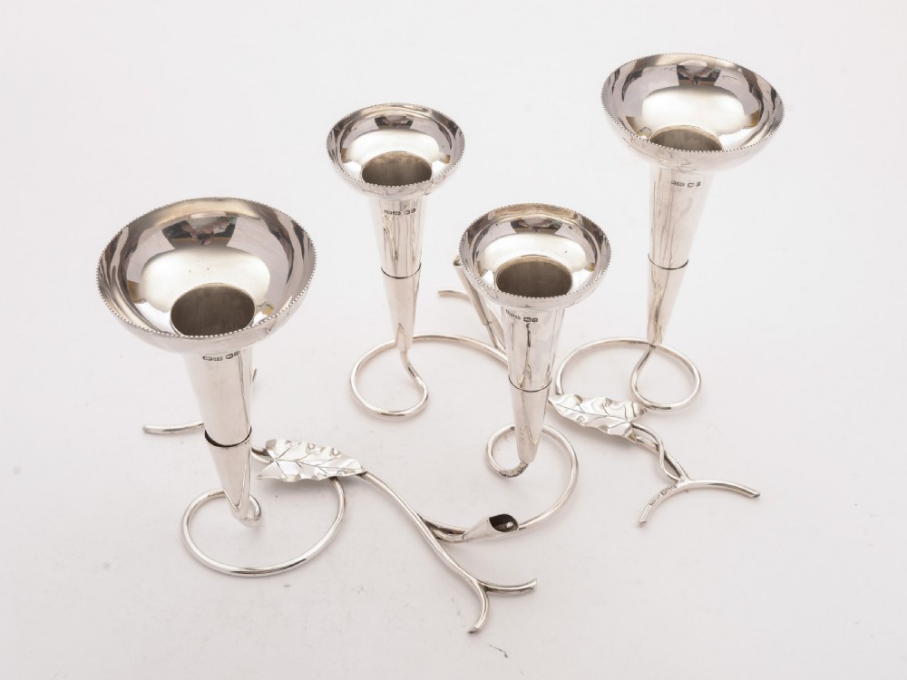 Fabulous Pair of Silver vases, Sheffield 1922