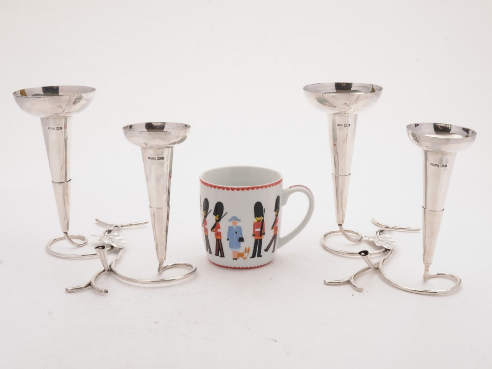 Fabulous Pair of Silver vases, Sheffield 1922 View V