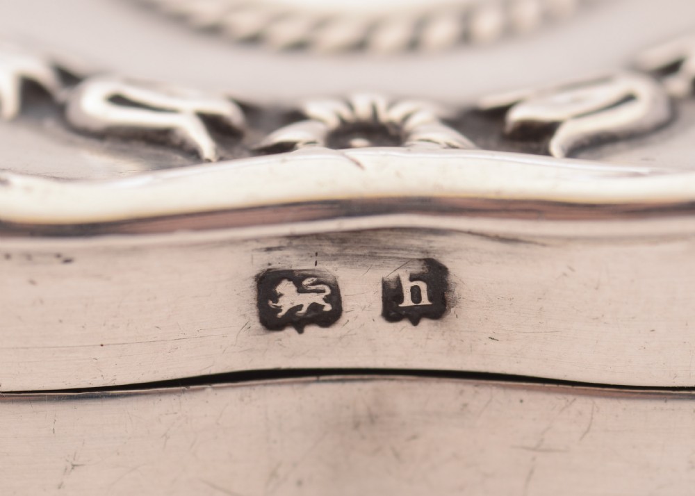 Charming Edwardian Silver Trinket Box, Birmingham 1907 View V