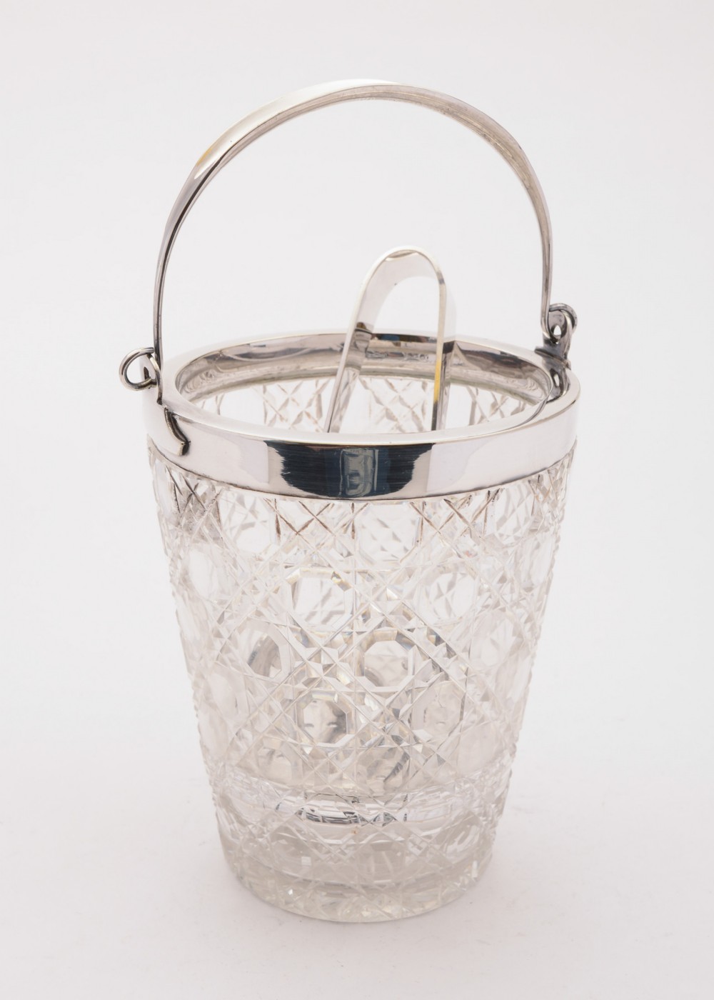 Lovely Edwardian Cut Glass Ice Bucket, Circa 1905