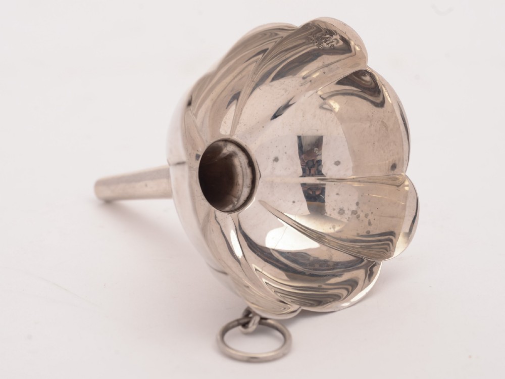 A Nice American silver scent funnel circa 1900