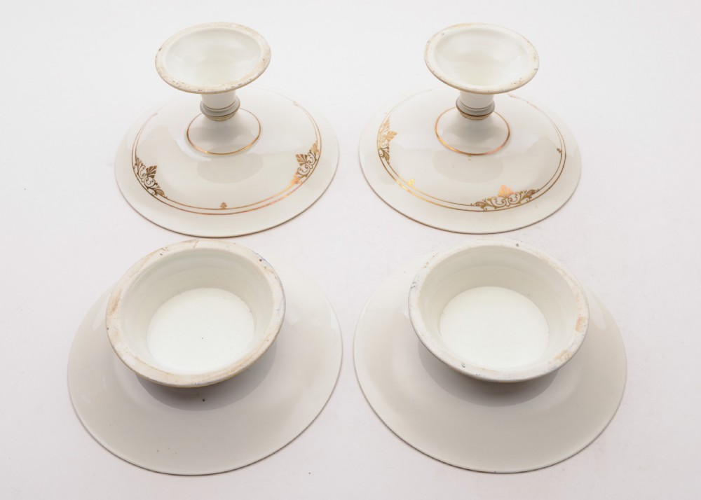 Gorgeous French Porcelain Dessert Set, Circa 1900 View III