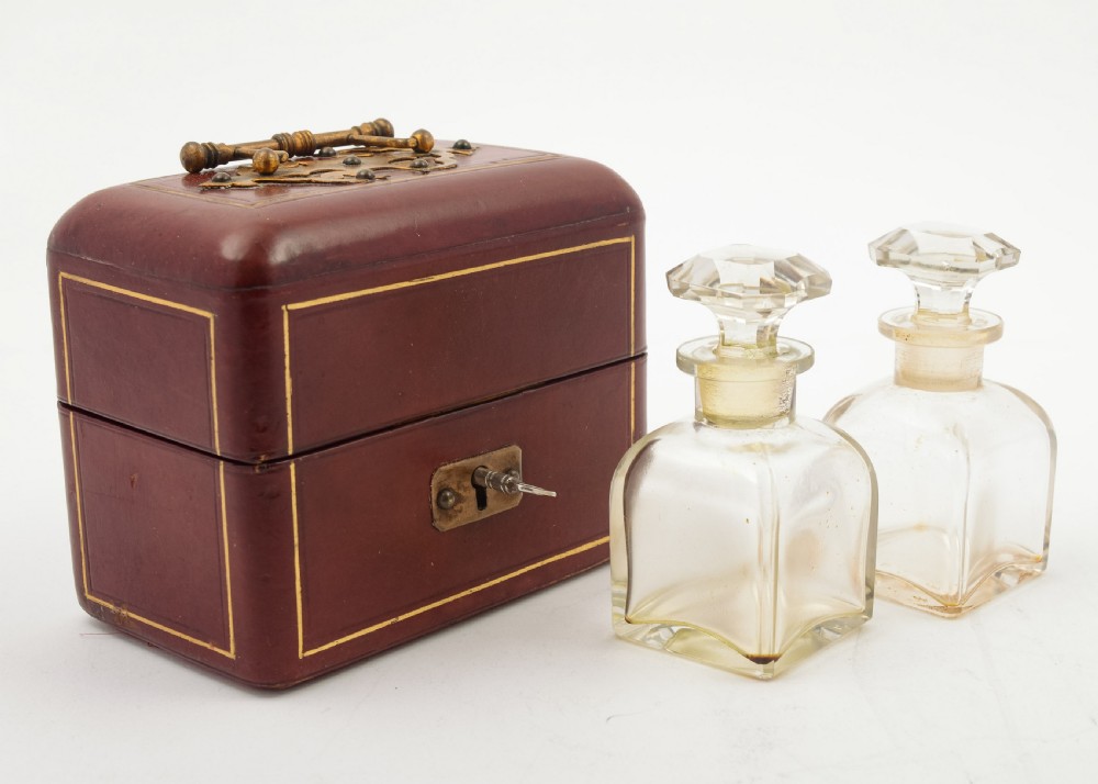Gorgeous Edwardian Cased Scent Bottles circa 1905 View II