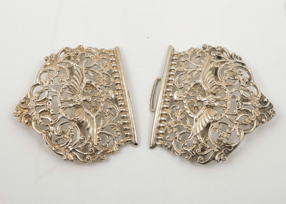 Fabulous Victorian Silver Nurses Buckle. London 1893 View II