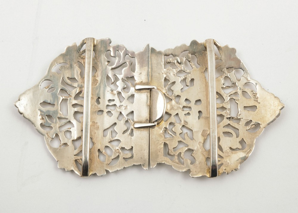 Fabulous Victorian Silver Nurses Buckle. London 1893 View III