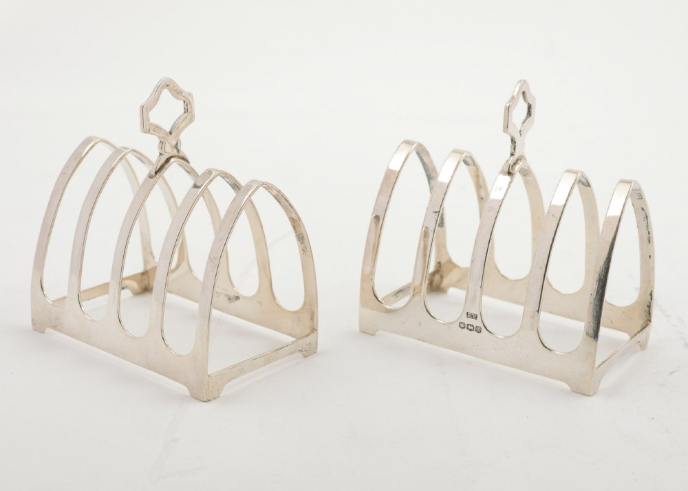 A Nice pair of Silver Toast racks - Sheffield 1940 View II
