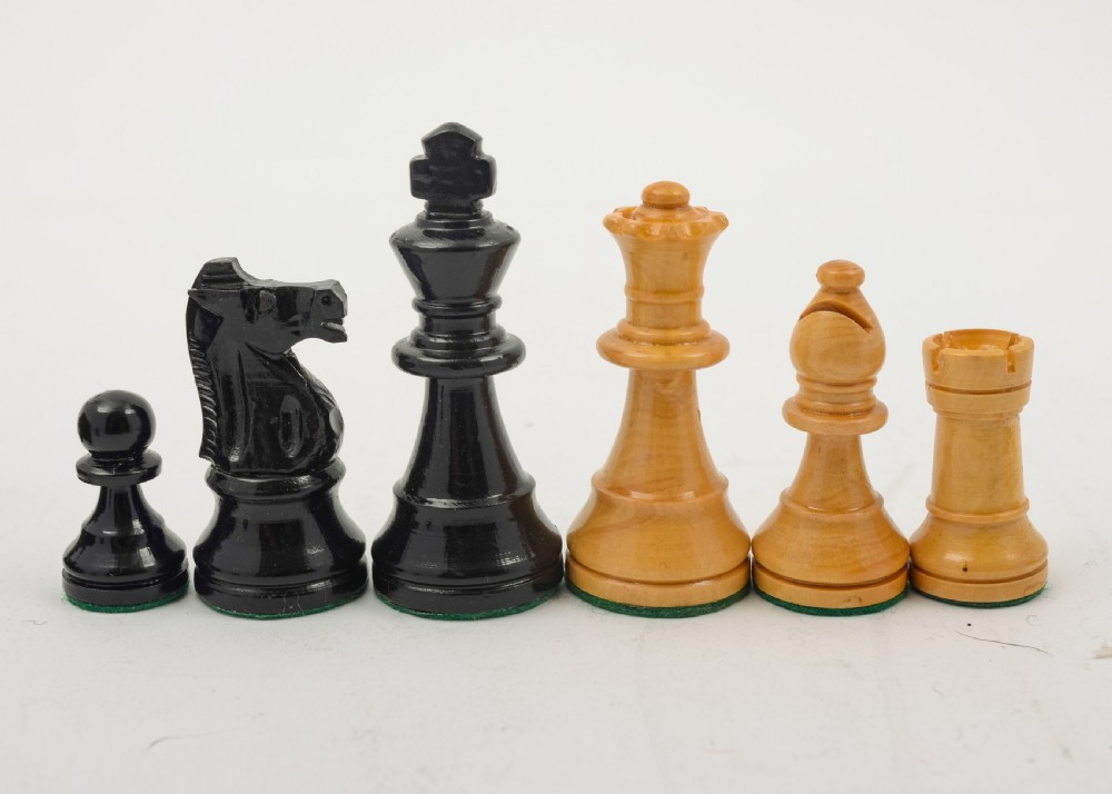 Gorgeous Stanton Style Chess Set - circa 1920 View II